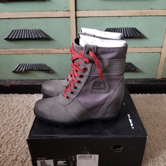 Sorel Lexie Wedge Quarry - Picture 1 of 5